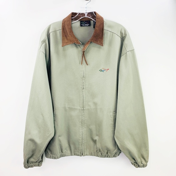 Greg Norman Collection Other - Greg Norman Khaki Tan Zip Up Jacket Coat Large